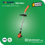 WagnerEco Cordless Brush Cutter / Pemotong Rumput 12V (WB-120Li)