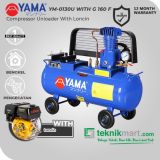 Yama 1/4 HP YM-0130U Kompresor Angin Unloader Dengan Mesin Bensin G 160 F