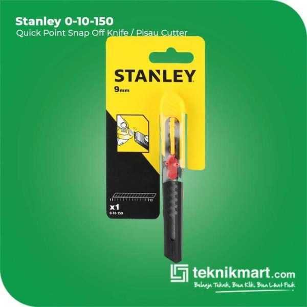 STANLEY 0-10-150 QUICK POINT SNAP OFF KNIFE 9MM
