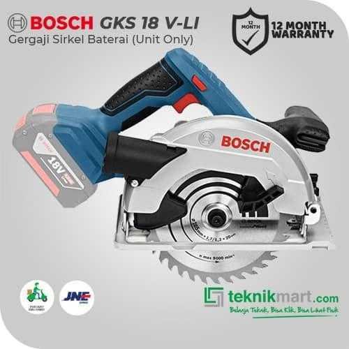 BOSCH GKS 18V-57 CORDLESS CIRCULAR SAW 18VOLT 165MM 1X SAW BLADE (UNIT ONLY) - Image 3
