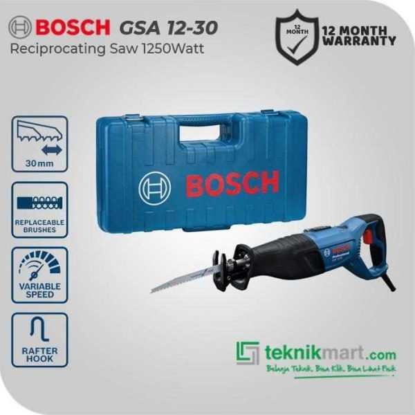 BOSCH GSA 12-30 RECIPROCATING SAW 1250WATT 30MM