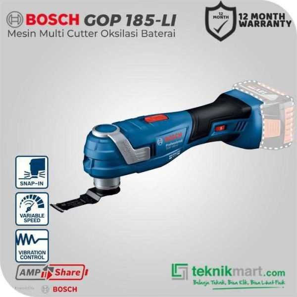 BOSCH GOP 185-LI BRUSHLESS MULTI CUTTER 18V (UNIT ONLY)
