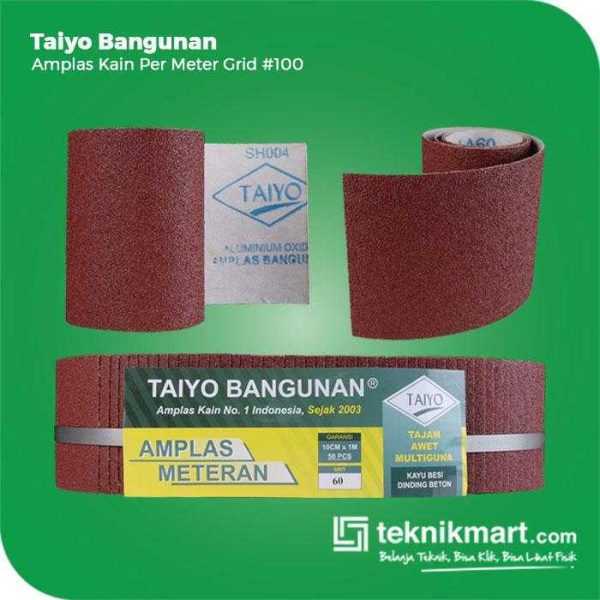TAIYO BANGUNAN AMPLAS METERAN KAIN GRID #100 1 METER X 100 MM