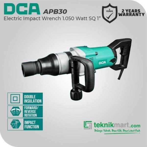 DCA APB30 ELECTRIC IMPACT WRENCH 1050WATT SQ 1INCH 900NM