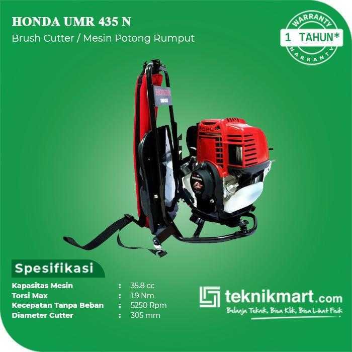 HONDA UMR 435 N GASOLINE BRUSH CUTTER 4T FLEXIBLE SHAFT - Image 2