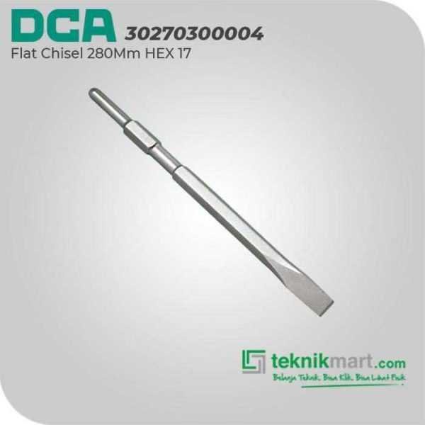DCA 30270300004 FLAT CHISEL HEX 17X280 MM