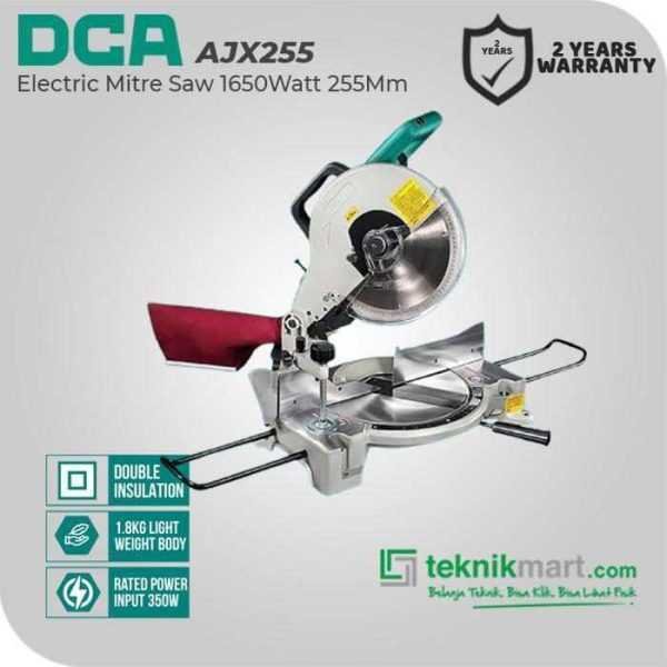 DCA AJX255 MITRE SAW 1650WATT 255 MM