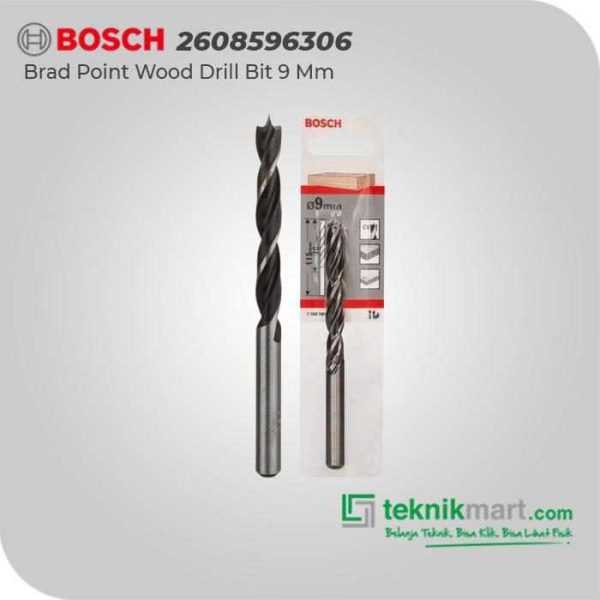 BOSCH BRAD POINT WOOD DRILL BITS 9.0 MM