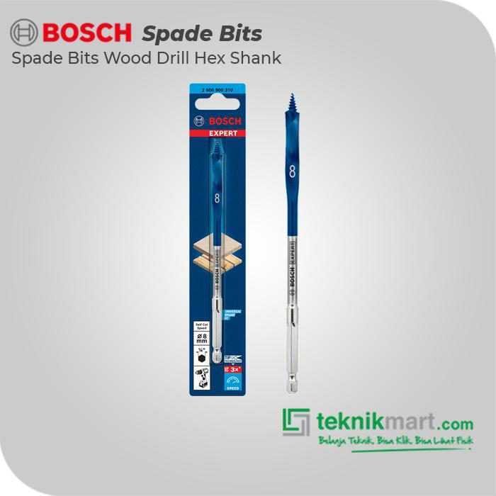 BOSCH SPADE BITS (SELF CUT SPEED) WOOD DRILL BITS 8X152MM HEX SHANK