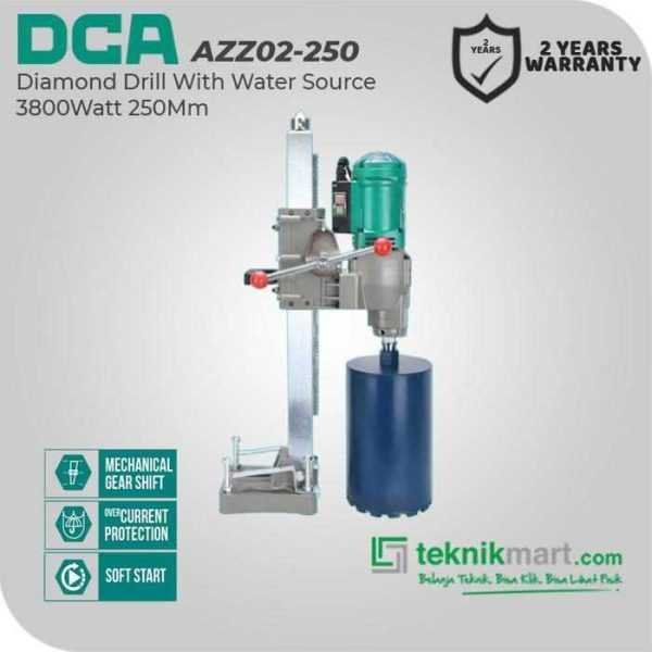 DCA AZZ02-250 DIAMOND DRILL WITH WATER SOURCE 2800WATT 10INCH