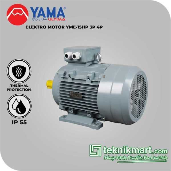YAMA ELECTRO MOTOR 15HP 3P 4P (11KW) C/W THERMAL PROTECTOR