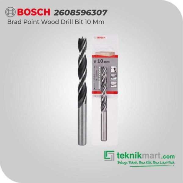 BOSCH BRAD POINT WOOD DRILL BITS 10.0 MM