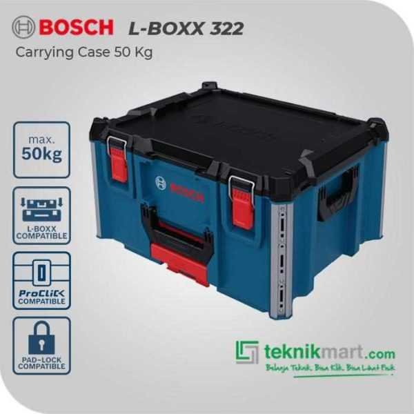 BOSCH L-BOXX 322 CARRYING CASE 50KG (432X559X322MM)