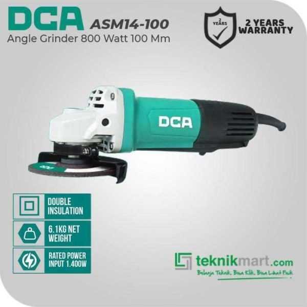 DCA ASM14-100 SMALL ANGLE GRINDER 800WATT 100MM