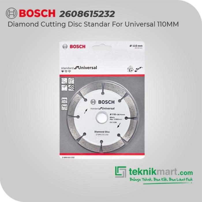 BOSCH DIAMOND CUTTING DISC STANDAR FOR UNIVERSAL 110X16/20 MM