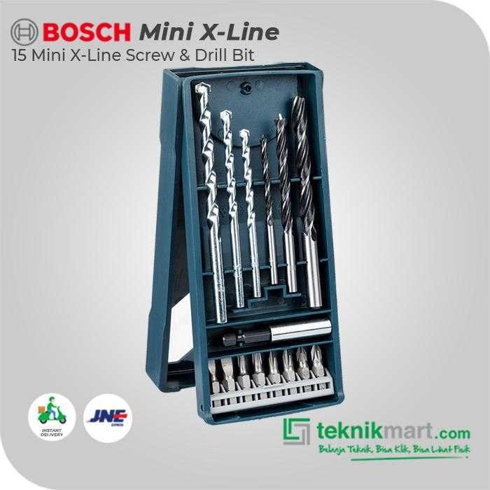 BOSCH 15 PCS MINI X-LINE DRILL & SCREWDRIVER BIT SET - Image 3