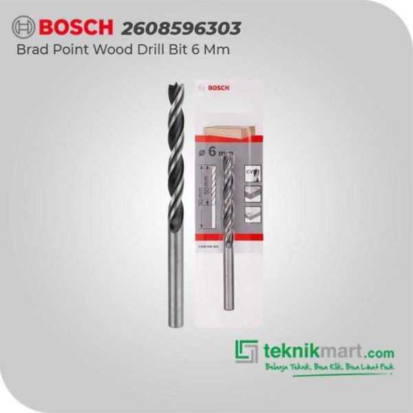 BOSCH BRAD POINT WOOD DRILL BITS 6.0 MM