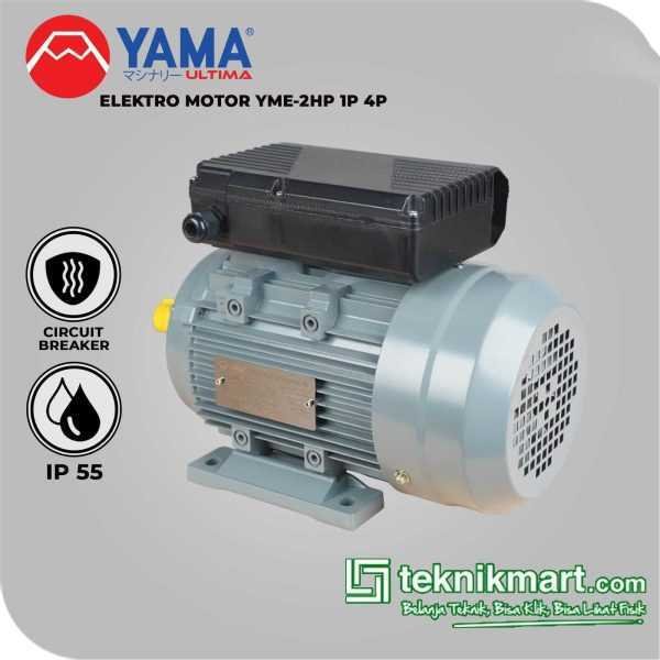 YAMA ELECTRO MOTOR 2HP 1P 4P (1,5KW) C/W CIRCUIT BREAKER