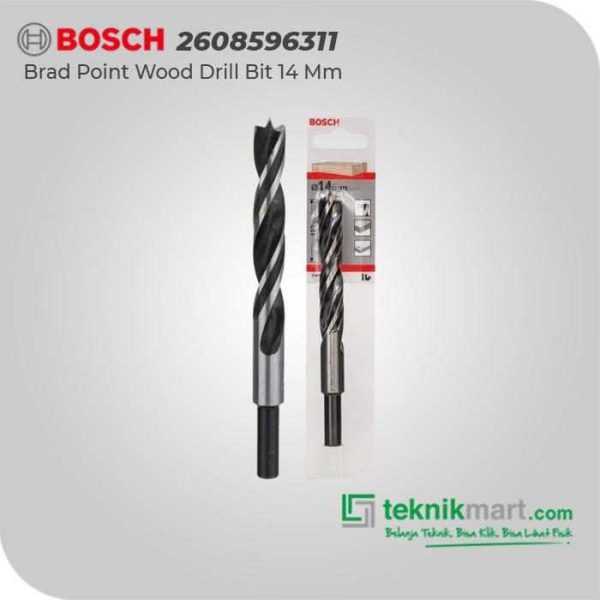 BOSCH BRAD POINT WOOD DRILL BITS 14.0 MM