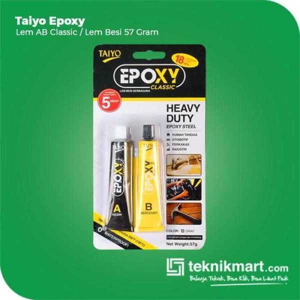 TAIYO EPOXY AB CLASSIC LEM BESI 57 GRAM