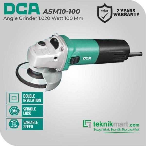 DCA ASM10-100 SMALL ANGLE GRINDER 1020WATT 100MM