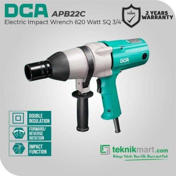 DCA APB22C ELECTRIC IMPACT WRENCH 620WATT SQ 3/4INCH 588NM