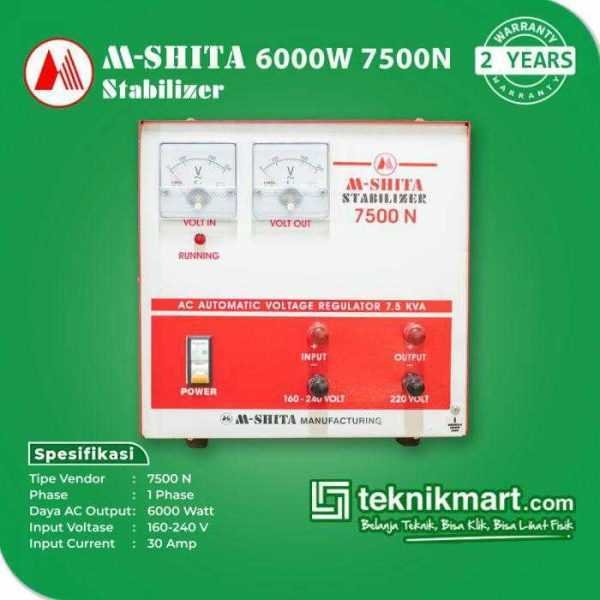 M-SHITA N.7500 STABILIZER 7,5 KVA 1PHASE