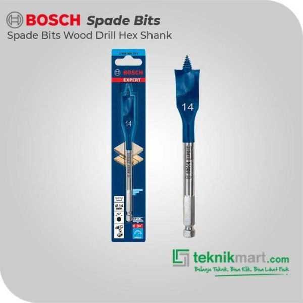 BOSCH SPADE BITS (SELF CUT SPEED) WOOD DRILL BITS 14X152MM HEX SHANK