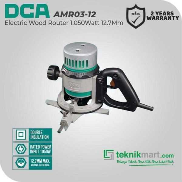 DCA AMR03-12 WOOD ROUTER 1.050WATT 13 MM