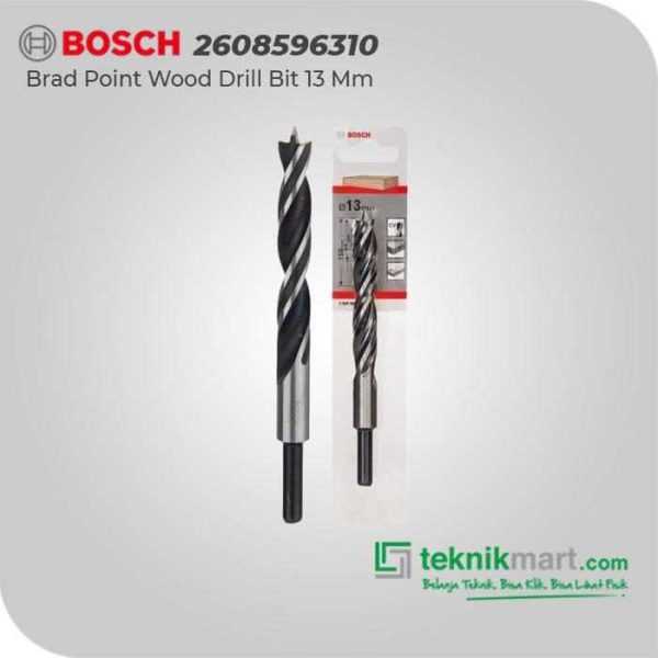 BOSCH BRAD POINT WOOD DRILL BITS 13.0 MM