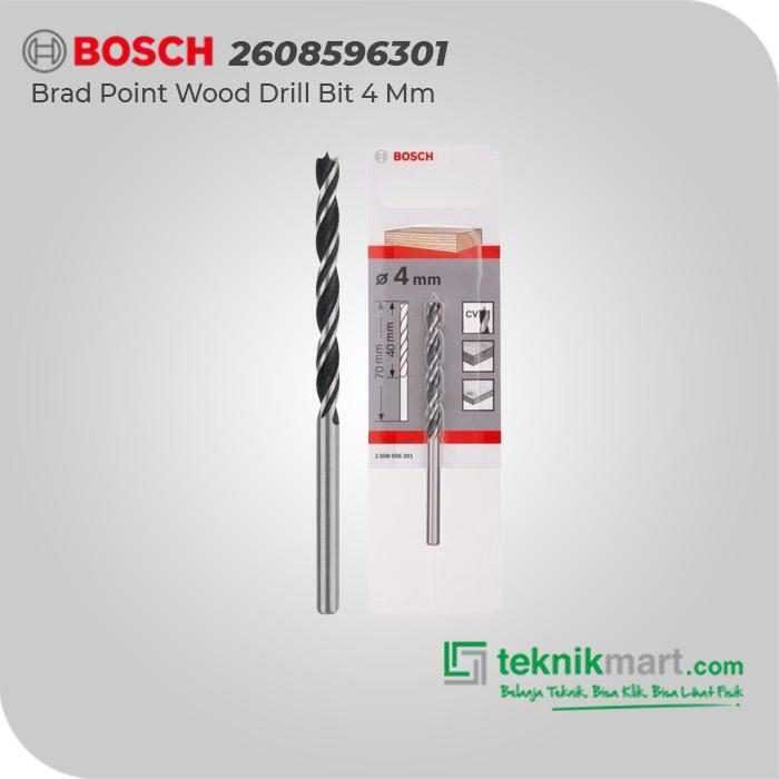 BOSCH BRAD POINT WOOD DRILL BITS 4.0 MM