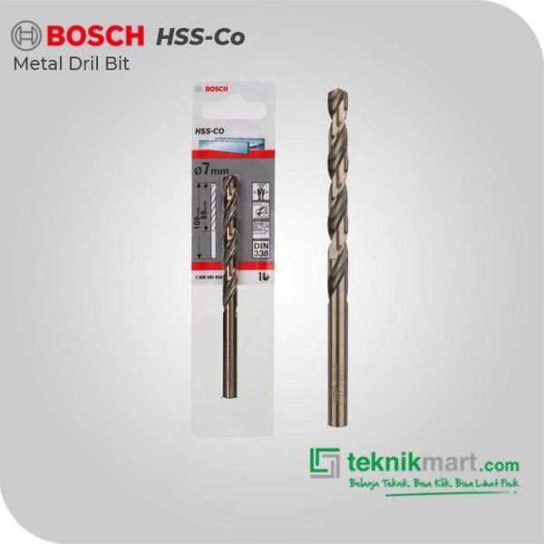 BOSCH HSS-CO METAL DRILL BIT 7X69X109MM (MATERIAL COBALT)