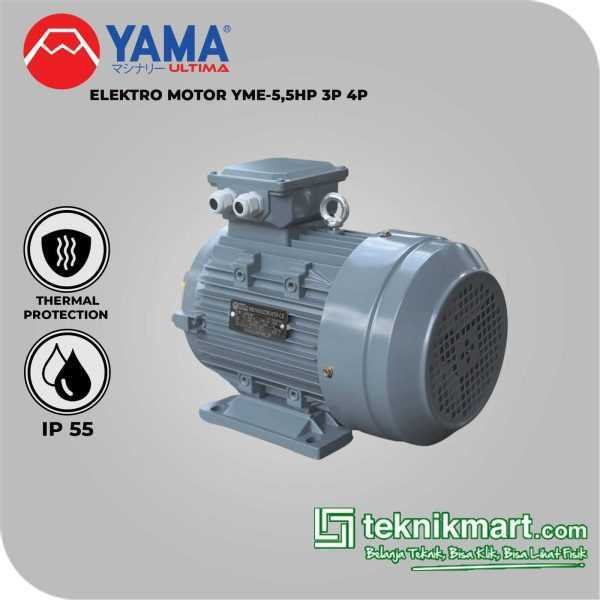 YAMA ELECTRO MOTOR 5,5HP 3P 4P (4KW) C/W THERMAL PROTECTOR