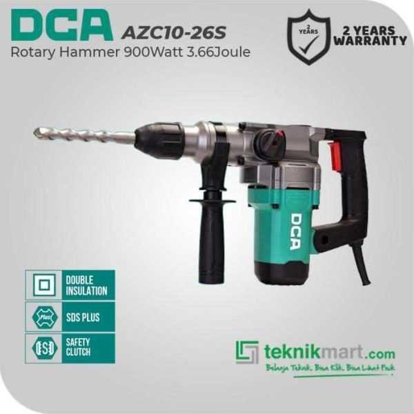DCA AZC10-26S ROTARY HAMMER 900WATT 26MM 4.5KG