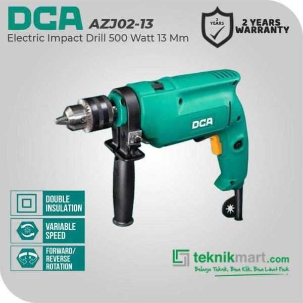 DCA AZJ02-13 IMPACT DRILL 500WATT 13MM VARIABLE SPEED