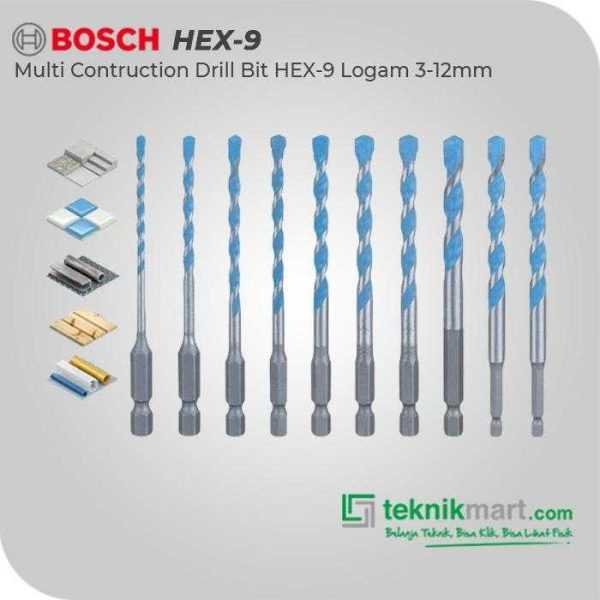 BOSCH HEX-9 MULTI CONSTRUCTION DRIL BIT 4X45X90MM - (SHANK HEXAGON)