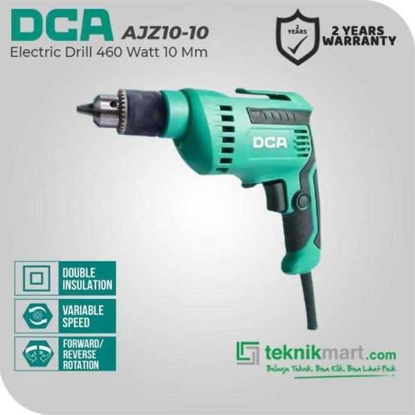 DCA AJZ10-10 ELECTRIC DRILL 460WATT 10MM