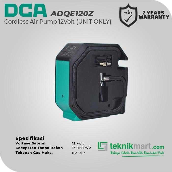 DCA ADQE120Z CORDLESS AIR PUMP 12VOLT (UNIT ONLY) - Image 2