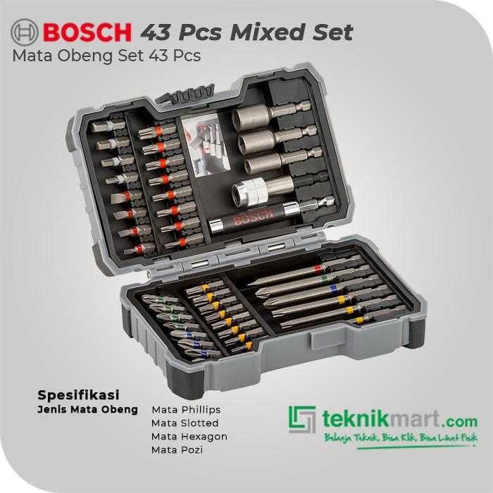 BOSCH 43 PIECES SCREWDRIVER BITS SET - Image 2