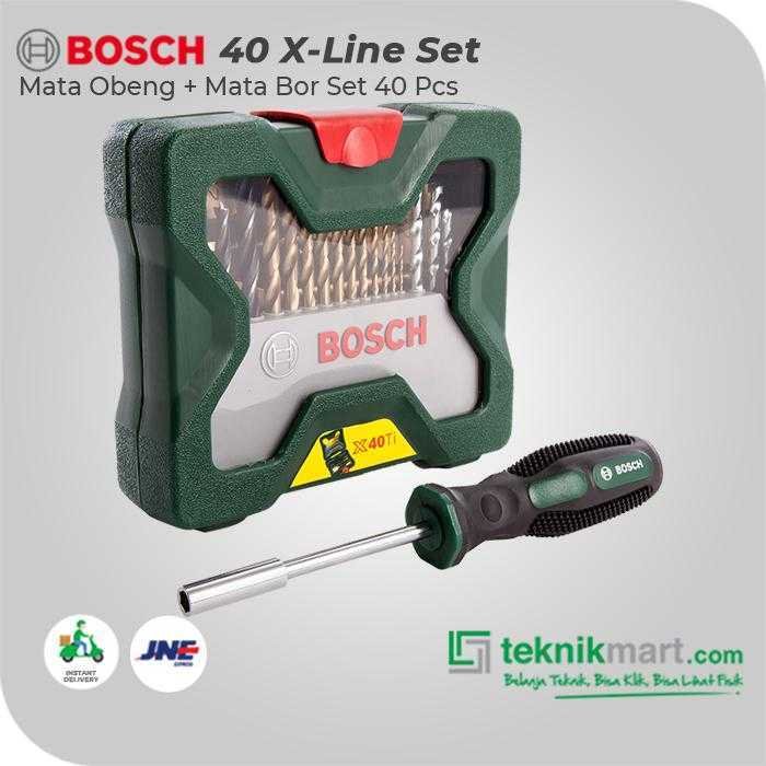 BOSCH 40 PCS TITANIUM X-LINE SET + HAND SCREWDRIVER - Image 3