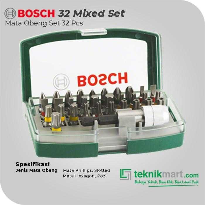 BOSCH 32 PCS SCREWDRIVER BITS SET WITH COLOUR CODING - Image 2
