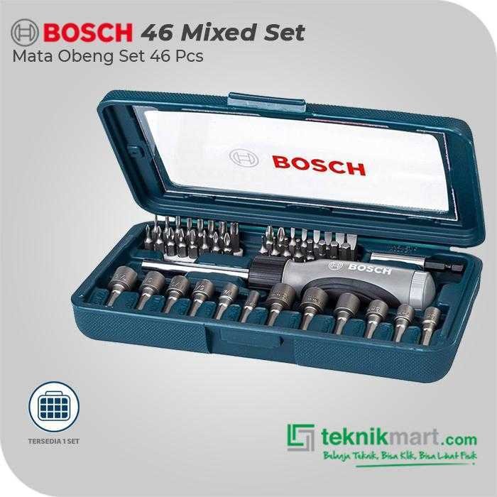BOSCH 46 PCS SCREWDRIVER BITS MIXED SET