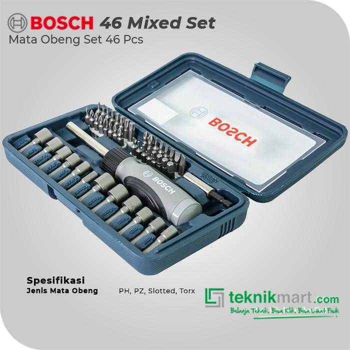 BOSCH 46 PCS SCREWDRIVER BITS MIXED SET - Image 2