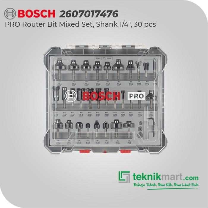 BOSCH 30-PIECE SET ROUTER BIT SET (FOR WOOD FOR ROUTER WITH 1/4" SHANK)