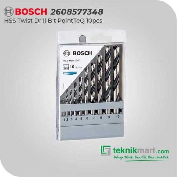 BOSCH HSS-R METAL DRILL BITS SET 10PCS (1; 2; 3; 4; 5; 6; 7; 8; 9; 10 MM)