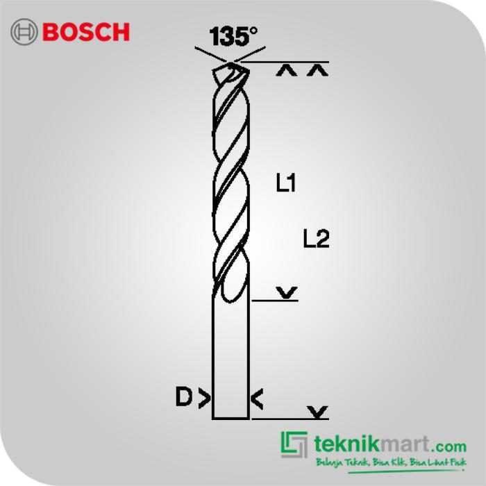 BOSCH HSS-G METAL DRILL BIT 10 X 87 / 133 MM - Image 3