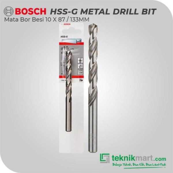 BOSCH HSS-G METAL DRILL BIT 10 X 87 / 133 MM