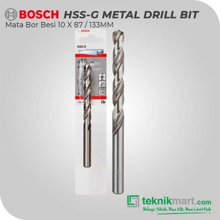BOSCH HSS-G METAL DRILL BIT 10 X 87 / 133 MM