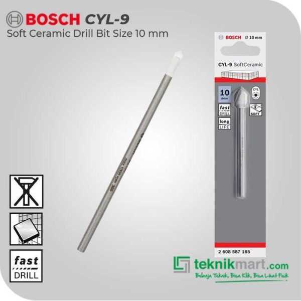 BOSCH CYL-9 SOFT CERAMIC TILE DRILL BIT 10X90MM