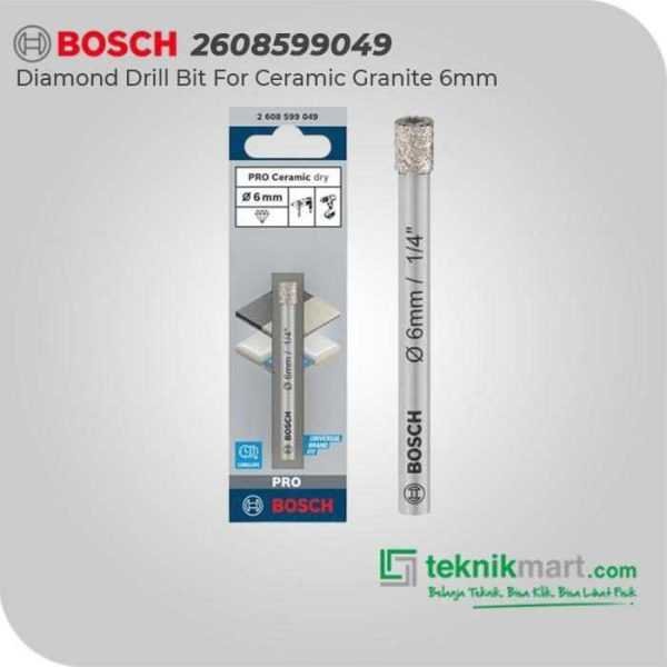 BOSCH DIAMOND DRILL BIT 6MM